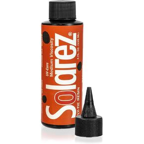 SOLAREZ Fly Tie UV Cure Resin - Medium Formula (2 oz.) Fly Tying, Fly Fishing, Perfect for Building Coating Fly Tie Bodies and Creating Deep Protective Gloss - Made in The USA