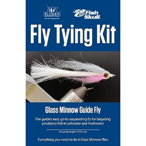 شركة Hareline Flymen Fishing Company Glass Minnow Guide Fly Fly Tying Kit