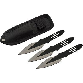 Szco Supplies 5.5" Mini 3 Piece Throwing Knife Set with Nylon Sheath