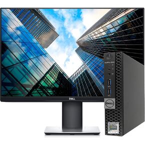 Microsoft Authorized Refurbisher- Dell Optiplex 3040 Micro Form Factor PC Intel i3-6100T 3.2GHz. 8GB DDR3 RAM,256 SSD, WiFi, with Dell 24 LCD Windows 10 Pro (Renewed)