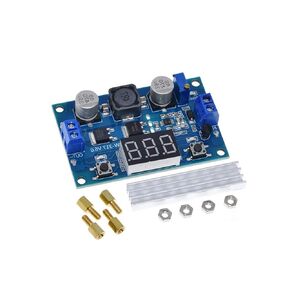 LTC1871 Boost Converter Module - DC-DC Adjustable Step-Up Regulator 3-35V to 3.5-35V with LED Voltmeter, for Solar Panels/DIY Electronics/Robotics/Portable Power Systems​