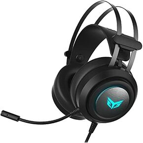 G30 USB Gaming Headset for PC & PS4 & PS5 Wired Noise Cancelling Gamer Headphone with Microphone, Virtual 7.1 Stereo Surround Sound and RGB Light, for Best & Top Audio-Comptuer Games