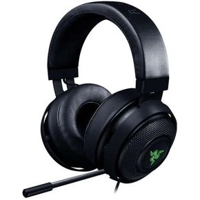RAZER Kraken PRO V2: Lightweight Aluminum Headband - Retractable Mic - in-Line Remote - Gaming Headset Works with PC, PS4, Xbox One, Switch, & Mobile Devices - Black