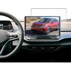 2 Pack Tempered Glass Screen Protector for Volkswagen ID4 2025 2024,11.3" Infotainment Screen & 5.3" Dashboard Film Compatible With VW ID.4 ID 4 Accessories