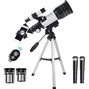 Telescope Astronomical Refracting Telescope Professional Astronomy Telescope 70mm HD Hig - -Power Scope for Adults Double The Comfort