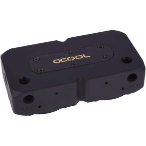 Alphacool 13322 Eisdecke D5 Dual Brass top - deep Black Water Cooling Pumps
