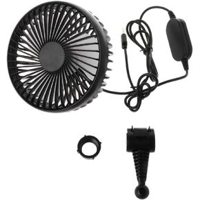 Universal 5 inch Car Back for Seat Headrest Three Speed 5V USB Fan With Air Cooling Fan for Home Travel Car Truc