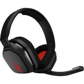ASTRO Gaming A10 Headset for Xbox One/Nintendo Switch / PS4 / PC and Mac - Wired 3.5mm and Boom Mic by Logitech - Eco-Friendly Packaging - (Red/Black) (Renewed)