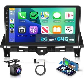 2+64G for Honda Accord 8th 2008 2009 2010 2011 2012 2013 Car Stereo Radio Wireless Carplay/Android Auto 10.1 Inch Touchscreen Android 13 WiFi GPS Navigation Bluetooth USB FM/RDS Backup Camera