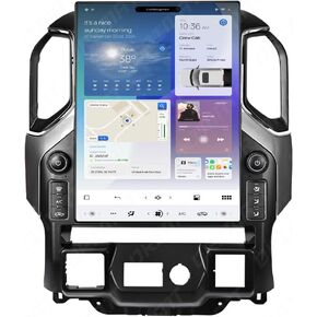 Radio Car Radio for Chevrolet Silverado GMC Sierra 2019-2025 استبدال ستيريو ، Wirleess Carplay ، 2K IPS 15.6 بوصة شاشة تعمل باللمس ، وحدة Android Auto Unit GPS Multimigation Player ، 8G+128G