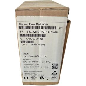 1pcs 6SL3210-1SE11-7UA0 New and Sealed in Box 6SL32101SE117UA0 1 Year Warranty and Fast