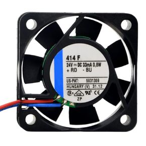 24V 414F 33mA 0.8W 4010 Cooling Fan 2-Wire