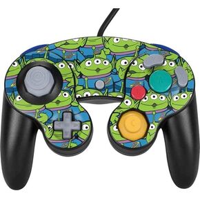 Skinit Decal Gaming Skin Compatible with Nintendo Gamecube Controller - Officially Licensed Disney Toy Story Alien Collage Design