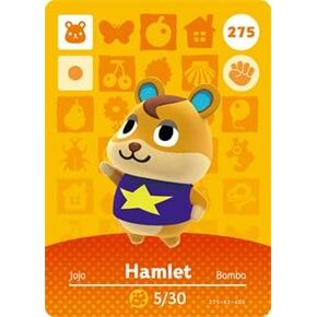 Hamlet - Nintendo Animal Crossing Happy Home Designer Amiibo Card - 275