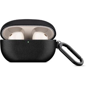 Case Case متوافق مع Sony WF -1000XM5 ، حالة جلدية نباتية على غرار ألياف الكربون مصممة لسماعات الأذن WF1000XM5 COVER 2023 ، الغطاء الصلب الواقي للرجال/النساء - الأسود in Kuwait