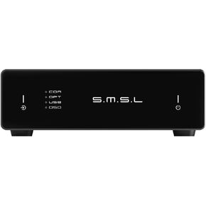 SMSL D1 High-Fidelity Digital Audio Decoder, Supports DSD512/PCM768kHz,USB/Optical/Coaxial Input,Professional Audio Decoding for Home Theater and Hi-Fi Systems