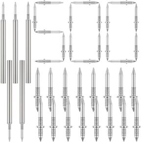 مسمار بدون خياطة برأس مزدوج، براغي وأظافر غير مرئية، خط حواف بدون علامات للأظافر، مجهز بأداة كم خاصة للأظافر، مسامير برأسين من الخشب الصلب (200 قطعة) in Kuwait