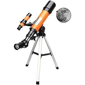 Telescope, Travel Telescope with Finder Scope, 50Mm Aperture 360Mm Focal Length Astronomical Refracting Telescope for Kids Beginners