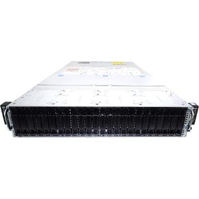 Dell PowerEdge C6420 4-Node ، 8x Xeon Platinum 8268 2.9GHz 24-CORE CPU ، ذاكرة 1 تيرابايت ، 8x 960GB SSD ، 2x 10gbe SFP+، Rails (متجدد)
