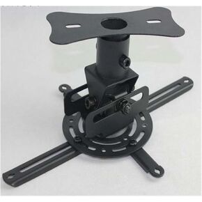 DL-T717 Tiltable Steel Projector Wall Mount Projector Ceiling Bracket Rack Full Motion(Black)