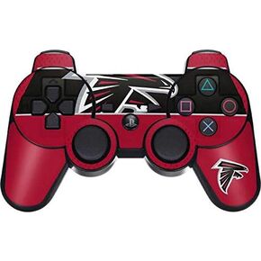 Skinit Decal Gaming Skin Compatible with PS3 Dual Shock Wireless Controller - Officially Licensed NFL Atlanta Falcons Zone Block Design