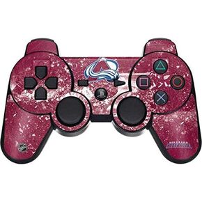 Skinit Decal Gaming Skin for PS3 Dual Shock Wireless Controller - Officially Licensed NHL Colorado Avalanche Frozen Design