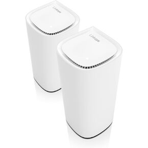 Linksys Velop Pro WiFi 6E Mesh Router - Cognitive Mesh with 6 GHz, 5.4 Gbps Speeds, 9000 sq. ft. Coverage, 200+ Devices - 3 Pack (Renewed)
