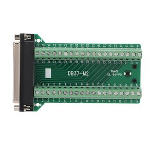 DB37 Breakout Connector Terminal Board - علامات واضحة ، مقاومة التداخل ، محمية لمعايير الجهد العالمي (300V AC) تصحيح تصحيح الاتصالات (DB37 -G2)