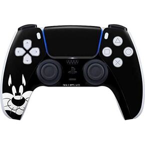 Skinit Decal Gaming Skin Compatible with PS5 Controller - Officially Licensed Looney Tunes Sylvester Super Sized Pattern Design