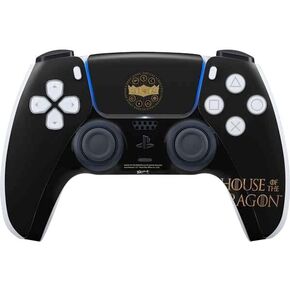 Skinit Decal Gaming Skin Compatible with PS5 Controller - Officially Licensed HBO House of The Dragon Burning Dragon Design