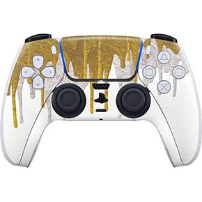 Skinit Decal Gaming Skin Compatible with PS5 Controller - Rose Quartz & Serenity Abstract Design