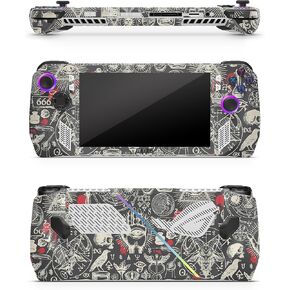 ZOOMHITSKINS Compatible for ROG Ally Skin, Alchemy Mystery Horror Conspiracy Dark, Durable 3M Vinyl Sticker, Made in The USA