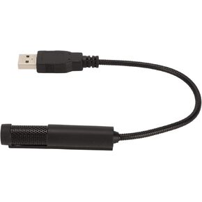 Keenso Portable Mini USB Microphone for Computer Plug and Play 360 Degree Omni Directional USB Condenser Microphone for Skype Users