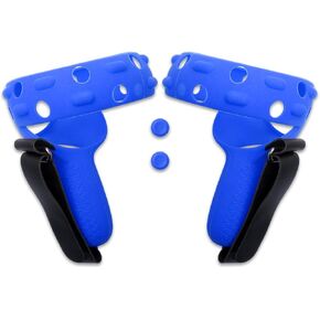 LICHIFIT Handle Grip Cover with Hand Strap for Oculus Quest 2 VR, Soft Silicone Controller Protective Sleeve Cover