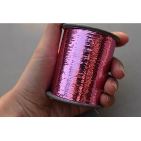 1 Spool 8000m 16 Colors Tinsel Flashabou Flat Mylar Tinsel Sparkle Flash Tube Fly Tying Materials Width 1/92"