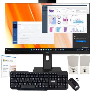 MTG Yama 24 inch, FHD Touchscreen, Office Use All in one PC, Intel Core i5 10th Gen 16GB RAM DDR4, 1TB NVME, Webcam, DVD RW, Office 365, Windows 11 Home