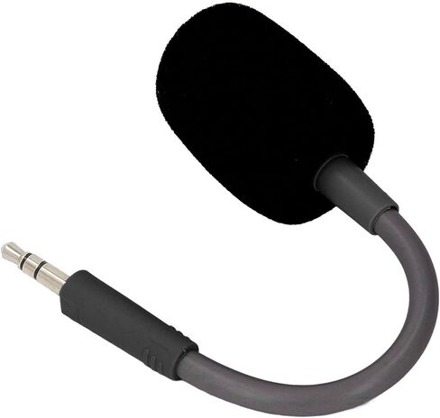 Yoidesu Mic Replacement for Barracuda X Game Headset, 3.5mm Detachable Gaming Boom Microphone with Foam (White) in Saudi Arabia