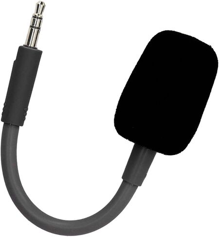 Yoidesu Mic Replacement for Barracuda X Game Headset, 3.5mm Detachable Gaming Boom Microphone with Foam (White) in Saudi Arabia