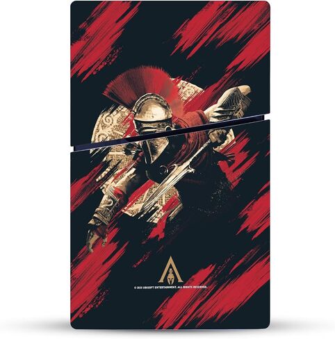 تصاميم القضية الرئيسية مرخصة رسميا Assassin's Creed Odyssey Artsey Kassandra Vinyl Gaming Skin Mucal متوافق مع Sony PlayStation 5 PS5 Slim/Pro Disc Edition Console & DualSense Controller in Kuwait