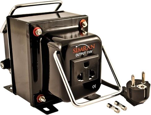 Simran THG-1000T Step Up & Down Voltage Transformer Converter for 110V & 220v/240V, 1000W, Black in Saudi Arabia