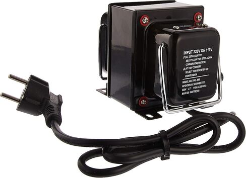 Simran THG-1000T Step Up & Down Voltage Transformer Converter for 110V & 220v/240V, 1000W, Black in Saudi Arabia