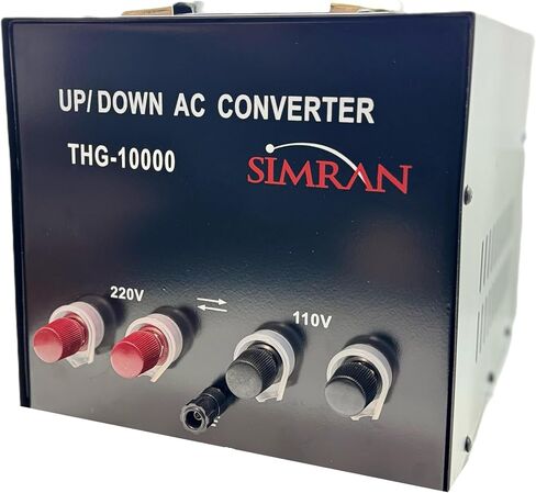Simran THG-1000T Step Up & Down Voltage Transformer Converter for 110V & 220v/240V, 1000W, Black in Saudi Arabia