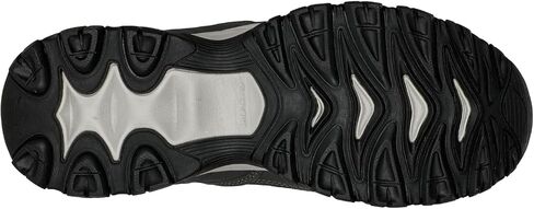 Skechers Men's Afterburn Wonted Shoes, Black/Orange, 9 W in Saudi Arabia