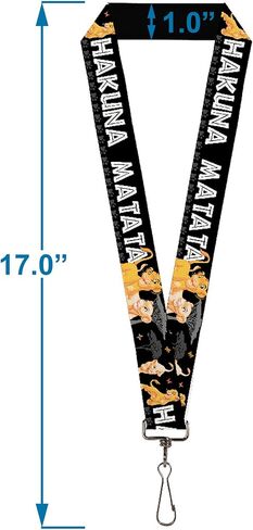 حبل بإبزيم للأسفل - 1.0 سم - الأسد كينج سيمبا ونالا هاكونا ماتاتا in Kuwait