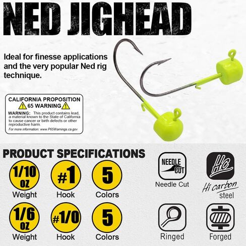 Ned-Rig-Kit-Finesse-Baits-Soft-Plastic-Worms-Fising-إغراء لعصا البيس سويمبيت جراد البحر السحر Shroom Ned Jig Head Kit in Kuwait