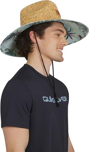 Quiksilver للرجال واسعة الحافة في الهواء الطلق قبعة Straw Sun Hat in Saudi Arabia