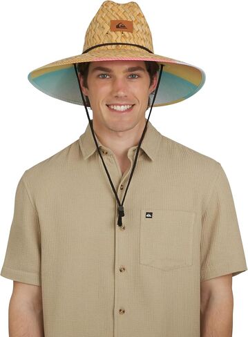 Quiksilver Men's Wide Brim Outdoor Lifeguard Straw Sun Hat in Kuwait