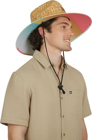 Quiksilver Men's Wide Brim Outdoor Lifeguard Straw Sun Hat in Kuwait