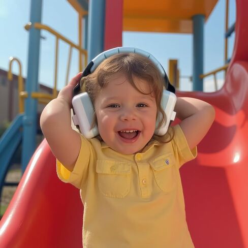 DECIBEL DEFENSE Jr. Kids Ear Protection-28dB NRR Noise Reduction Hearing Protection Earmuffs for Infants,Babies&Toddlers-Perfect Headphones for Concerts,Airplane,Fireworks,Travel,Sensory&Shooting-PINK in Saudi Arabia