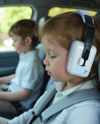 DECIBEL DEFENSE Jr. Kids Ear Protection-28dB NRR Noise Reduction Hearing Protection Earmuffs for Infants,Babies&Toddlers-Perfect Headphones for Concerts,Airplane,Fireworks,Travel,Sensory&Shooting-PINK in Saudi Arabia